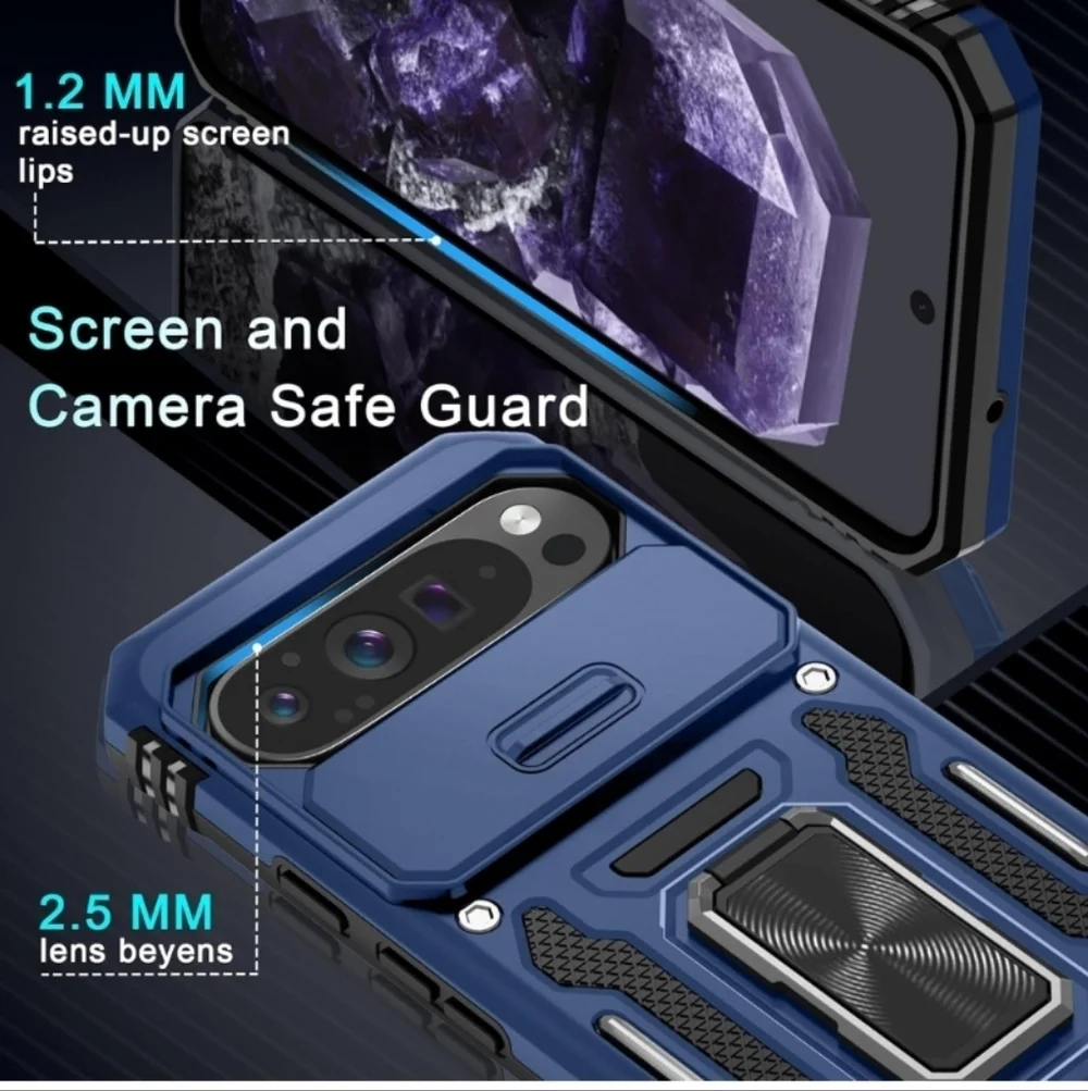 DEERLAMN Protective Cover Case for Google Pixel 9 Pro XL Navy Blue (New)